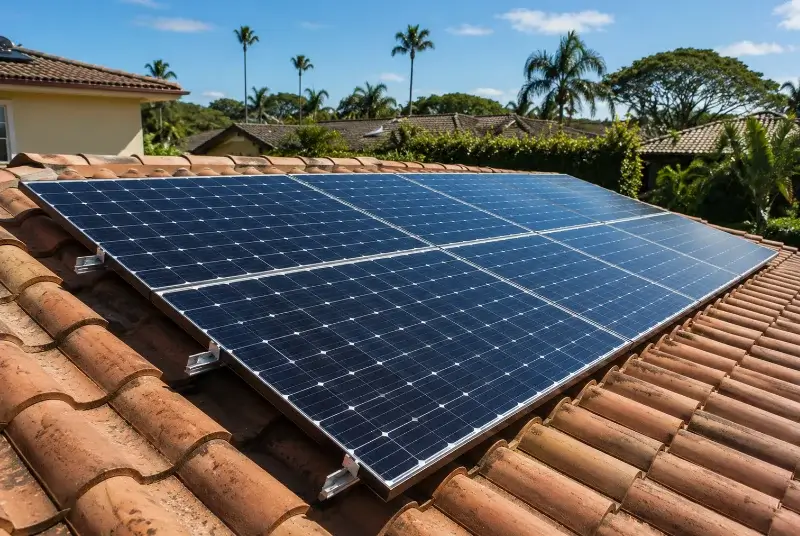 Installation de panneaux solaires à Cantin